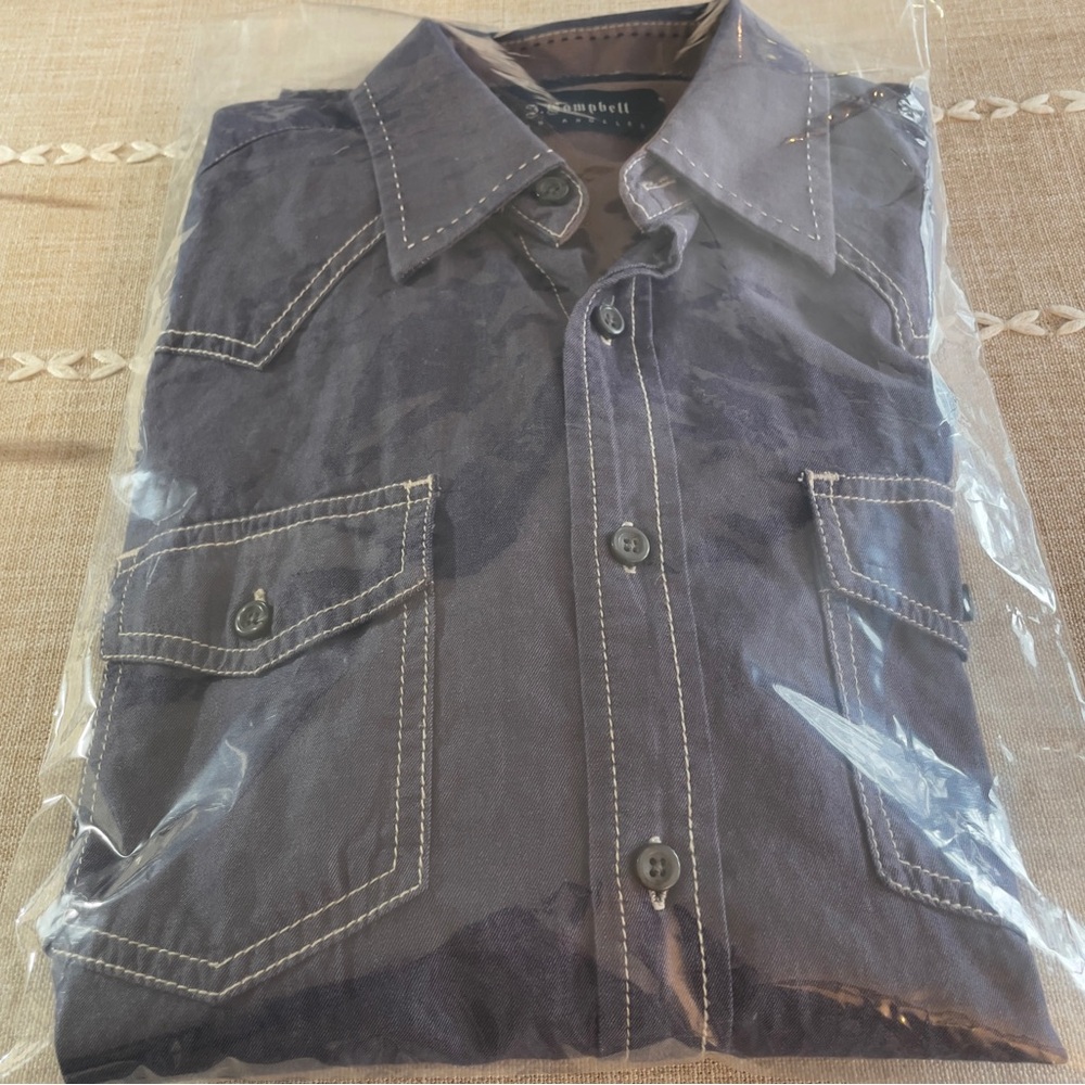J. Campbell Los Angeles Y2K Western Button Shirt – Size Small 
Lightweight Rodeo - Picture 13 of 13